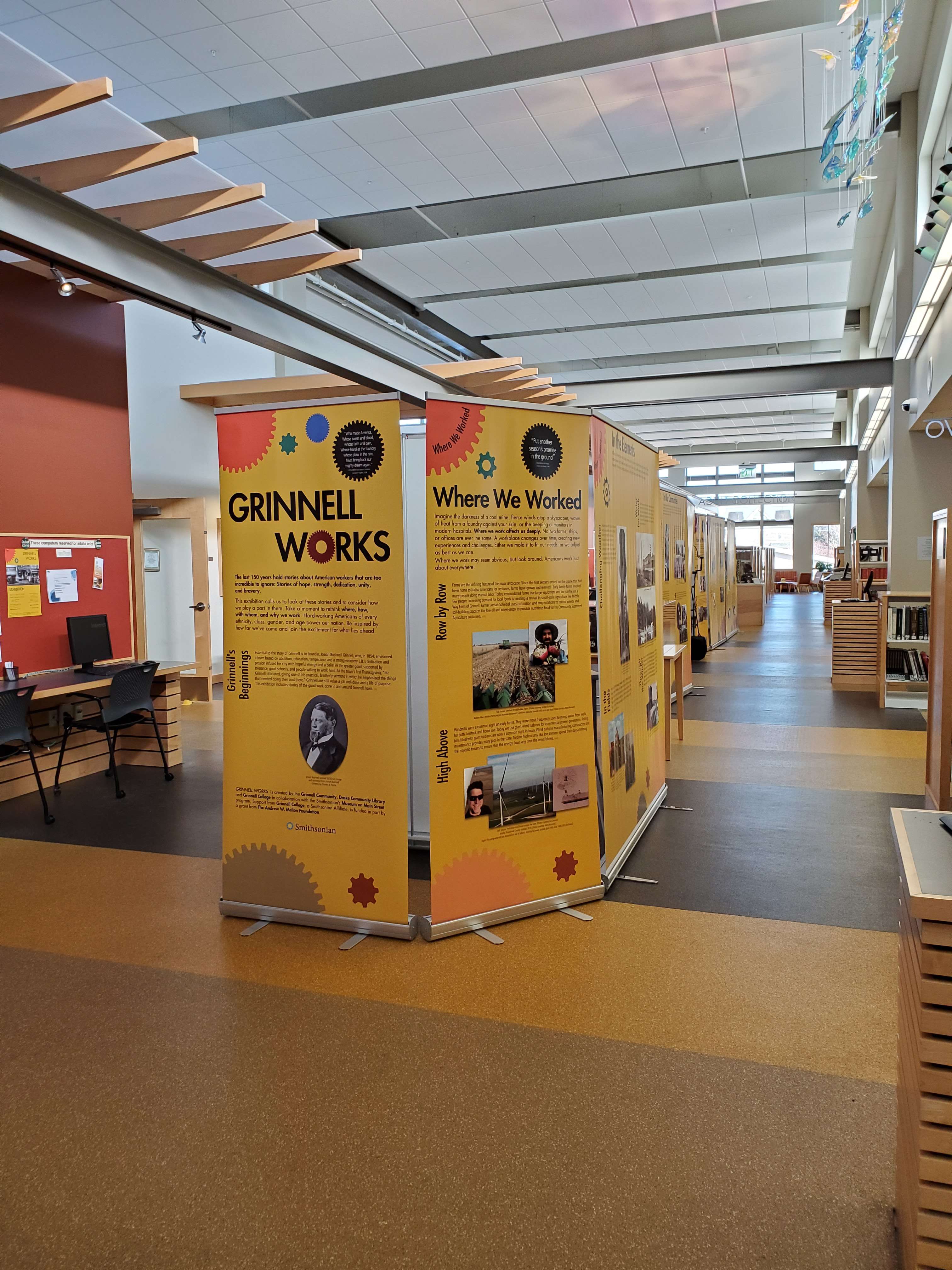 Grinnell Works installation at Grinnell College, Iowa