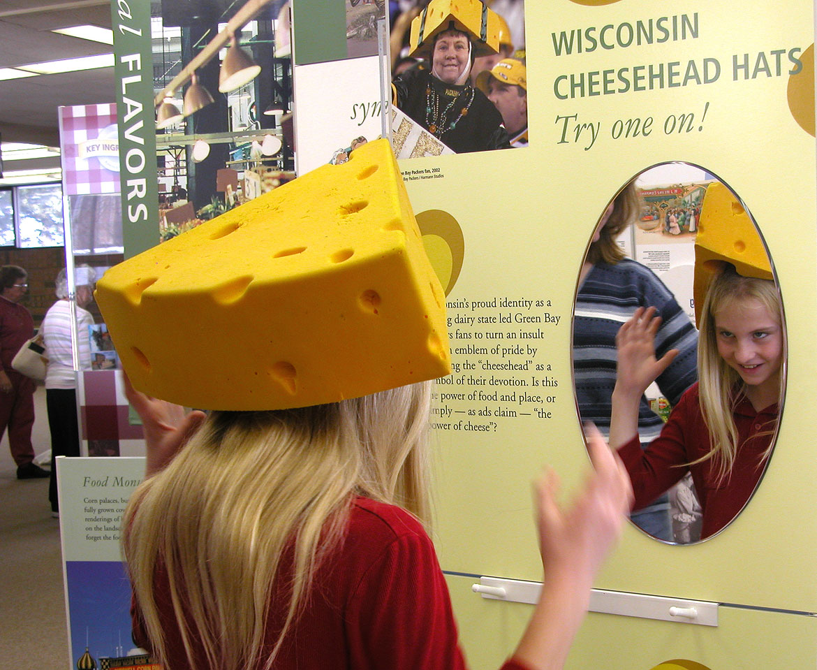 Key Ingredients - girl with cheese head hat