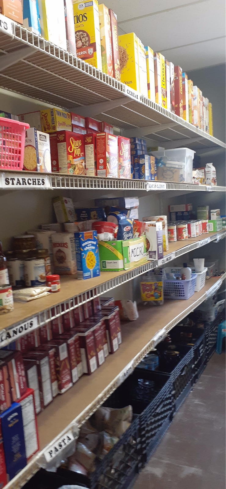 Food Pantry Shelves