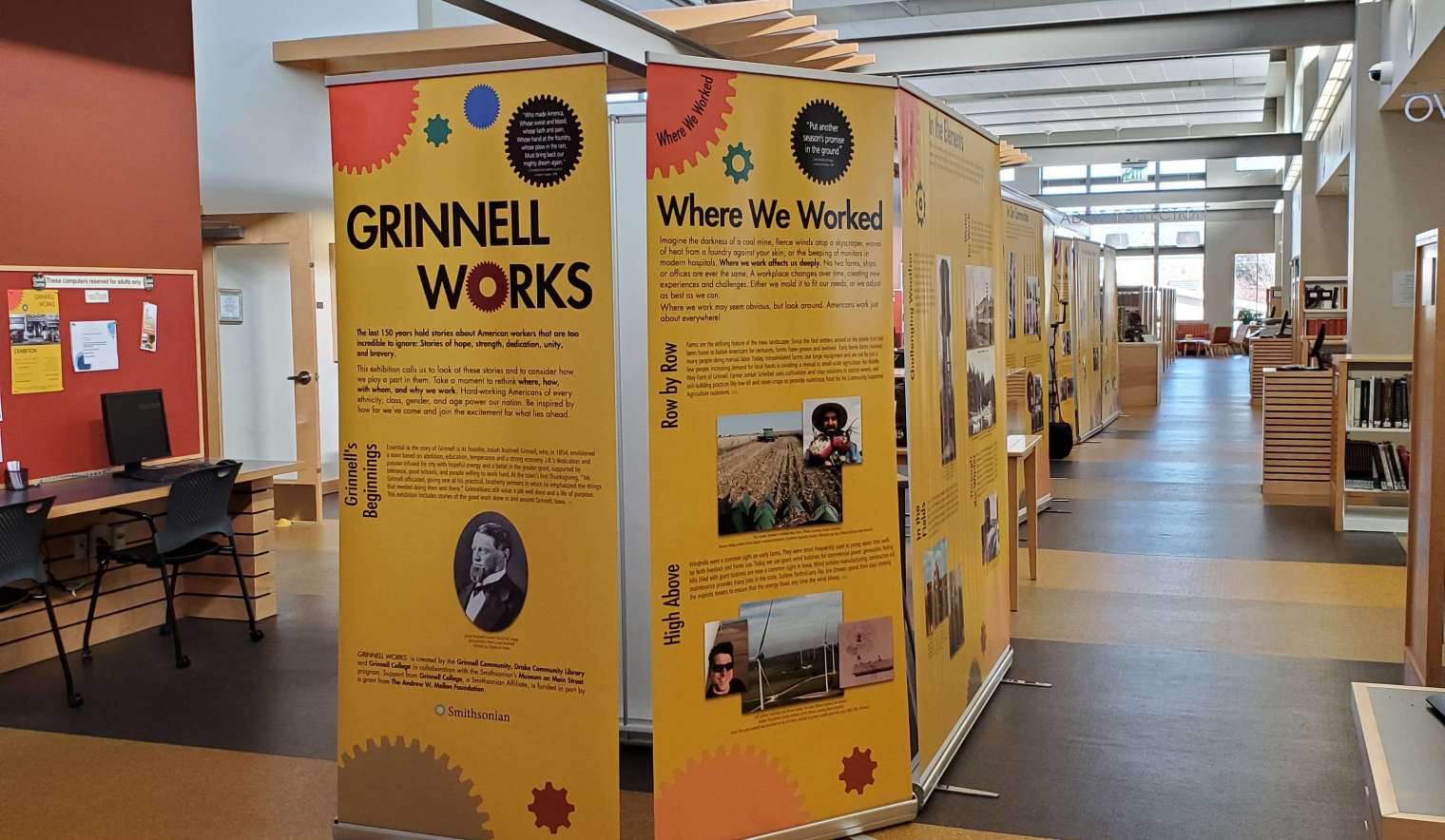 Grinnell Works installation at Grinnell College, Iowa