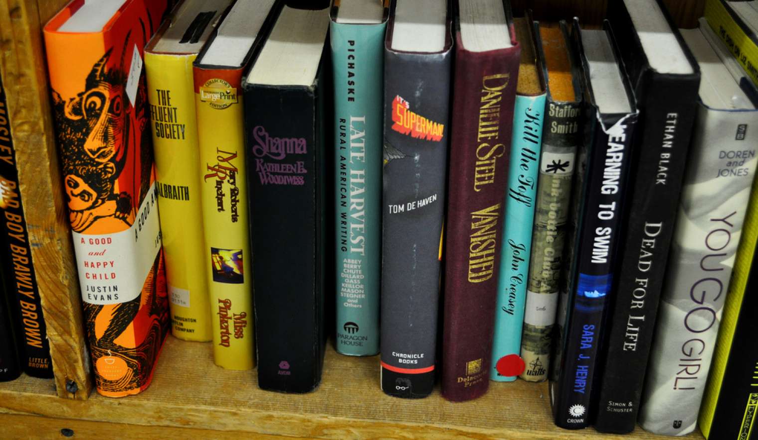 "Thrift Store Books," photo by Kate Geraets. Flickr Creative Commons. Attribution-NonCommercial 2.0 Generic (CC BY-NC 2.0)