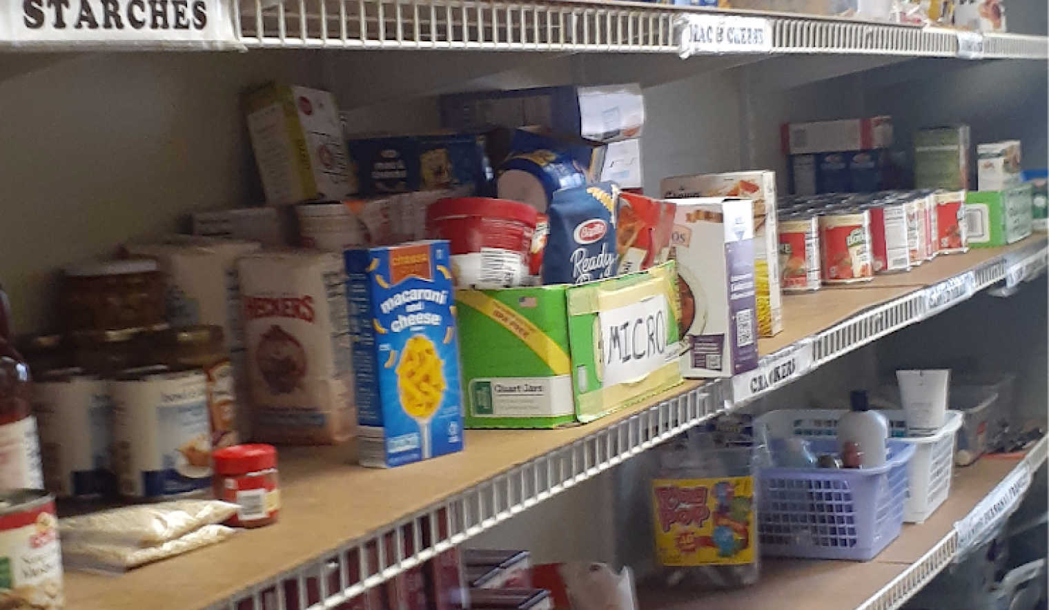 Food Pantry Shelves