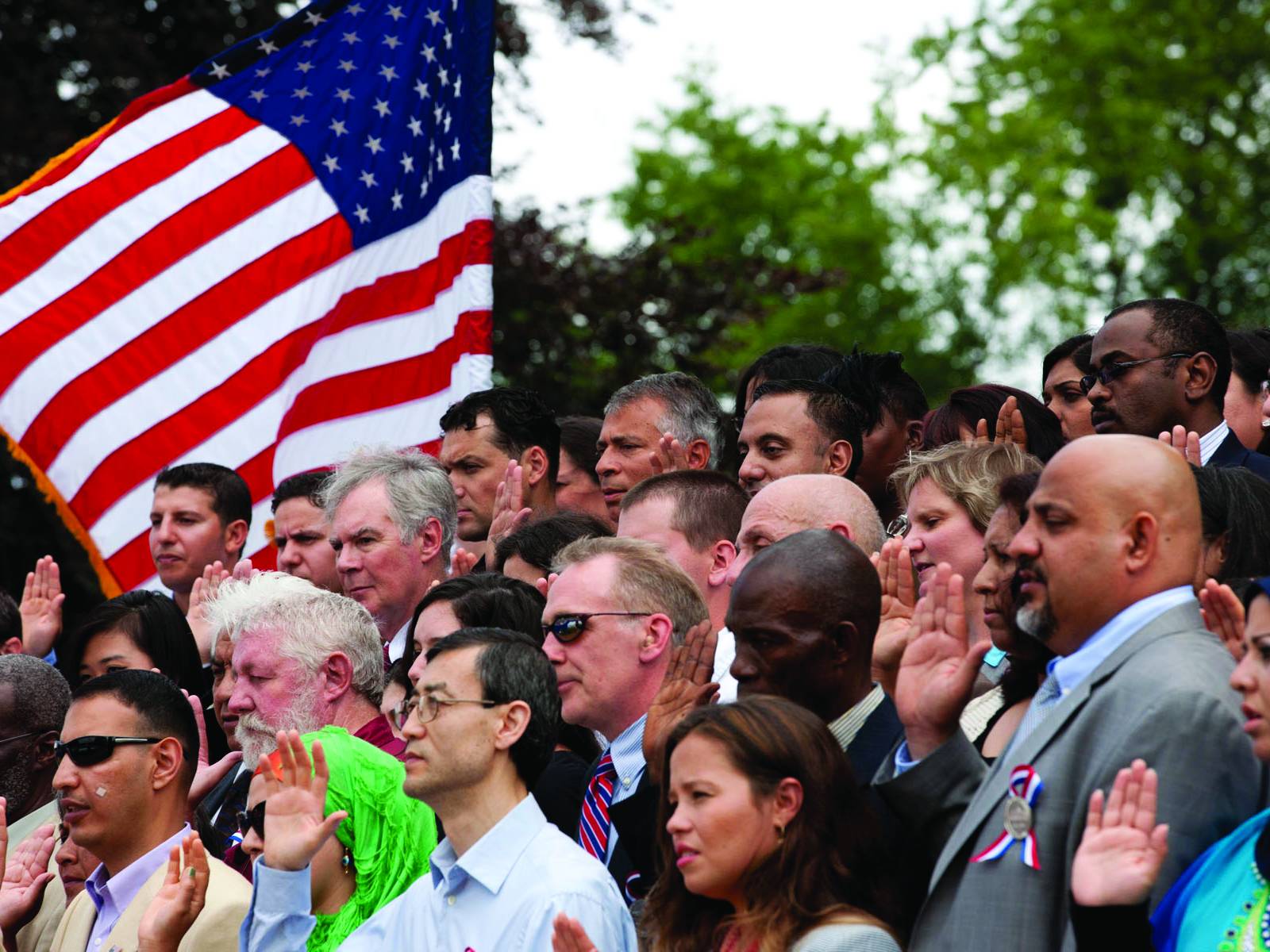 Naturalization ceremony at Thomas Jefferson's Monticello, July 4, 2013 Copyright Thomas Jefferson Foundation at Monticello