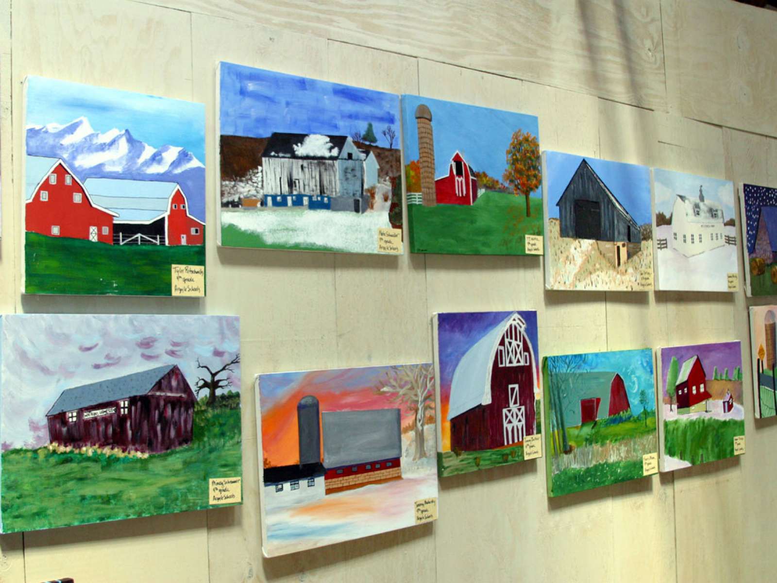 Barn Again Blancharville, Wisconsin High School Barn Art