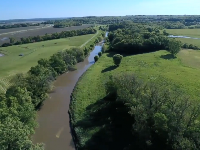 Little Blue River Aerial