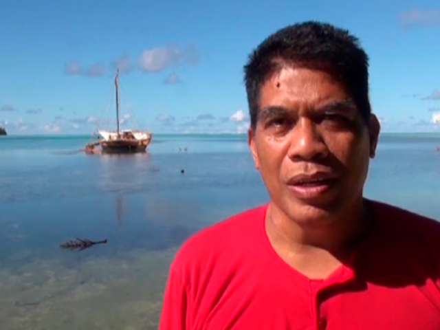 Master Navigator and Canoe Builder Manny Sikau