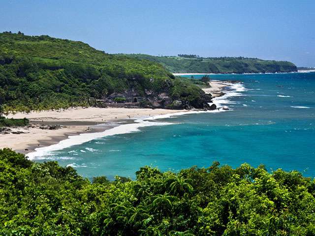 A lovely view of the sea in Puerto Rico. 