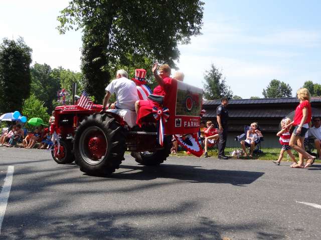 A 4th of July parade