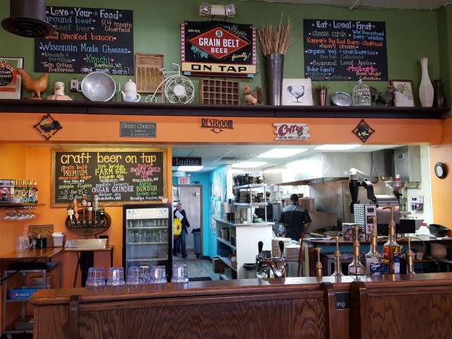 An image of the interior of a restaurant/bar.