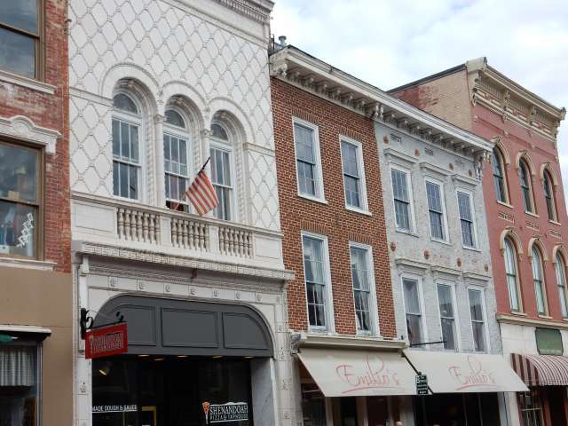 A view of buildings in a small Virginia town. Photo by Heather Shelton
