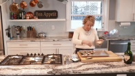 Gwyn in her kitchen.