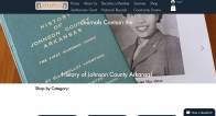 Johnson County Historical Society website, created by students