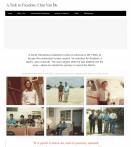 Screenshot of a website that features a grid of 6 family photos.