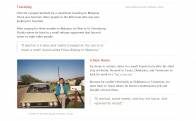 Screenshot of a student-created website.