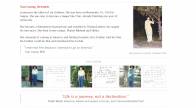 Screenshot of a student-created website.