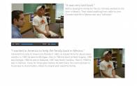 Screenshot of student-created website.